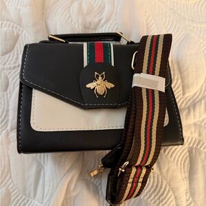 Queen Bee Women's Bag with Bee Accent. Size shown in photos